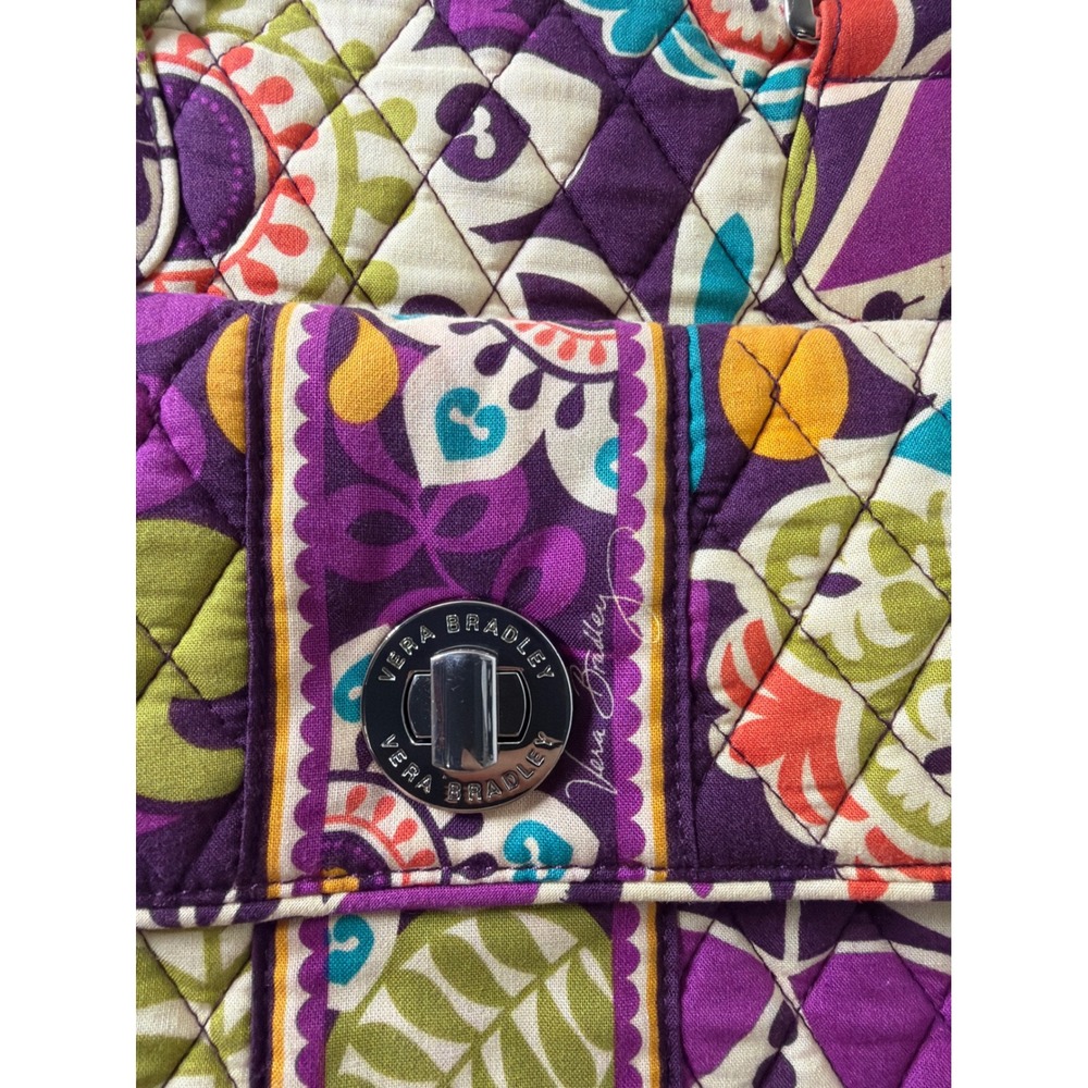 Vera Bradley Purple Purse - Picture 2 of 7